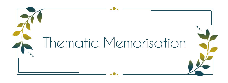 Thematic Memorisation of the Holy Quran