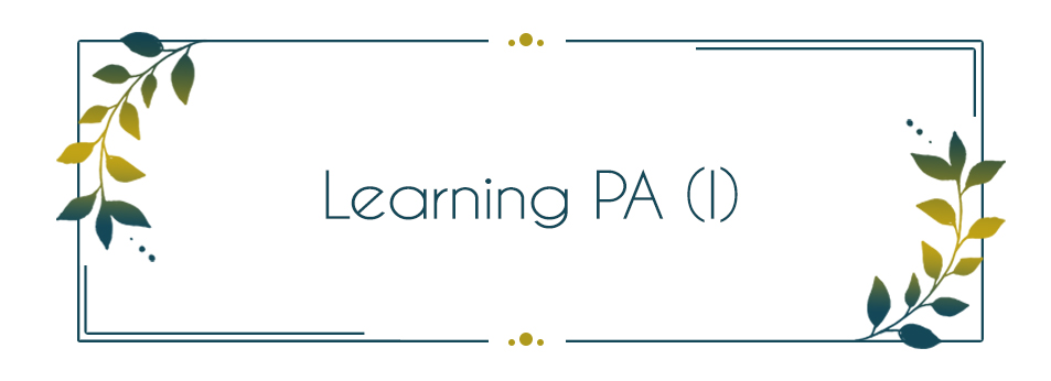 Learning PA (I)