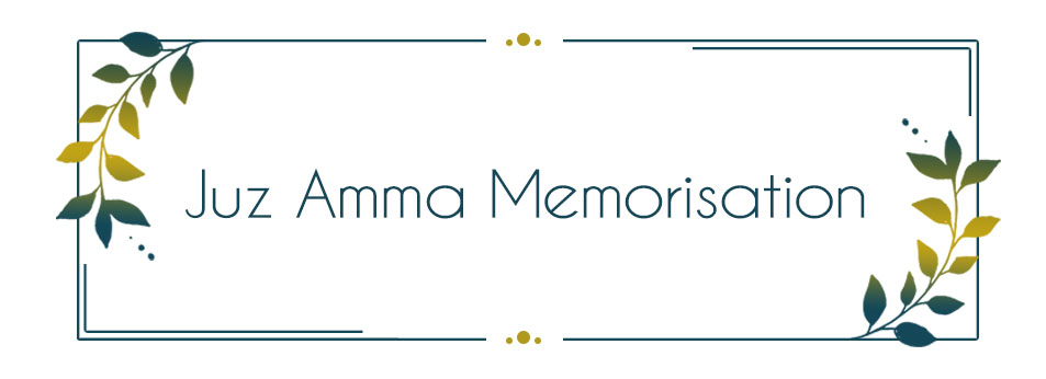  Juz Amma Memorisation / Adults